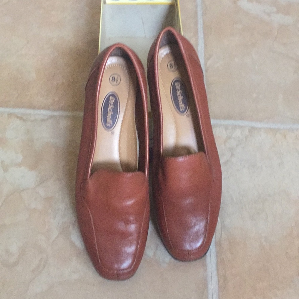 Women’s Dr Scholl’s Brown Leather Size 8.5 M low